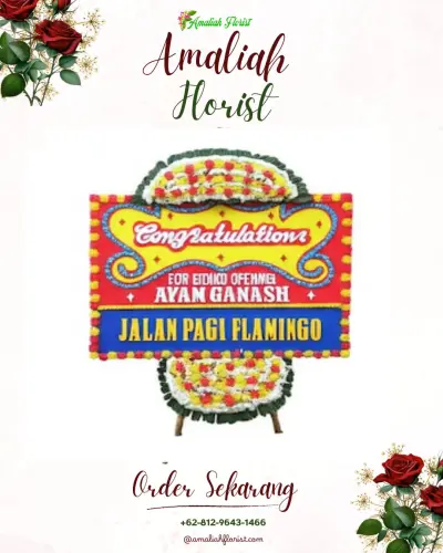 Bunga Papan Congratulation di Sumberkerto